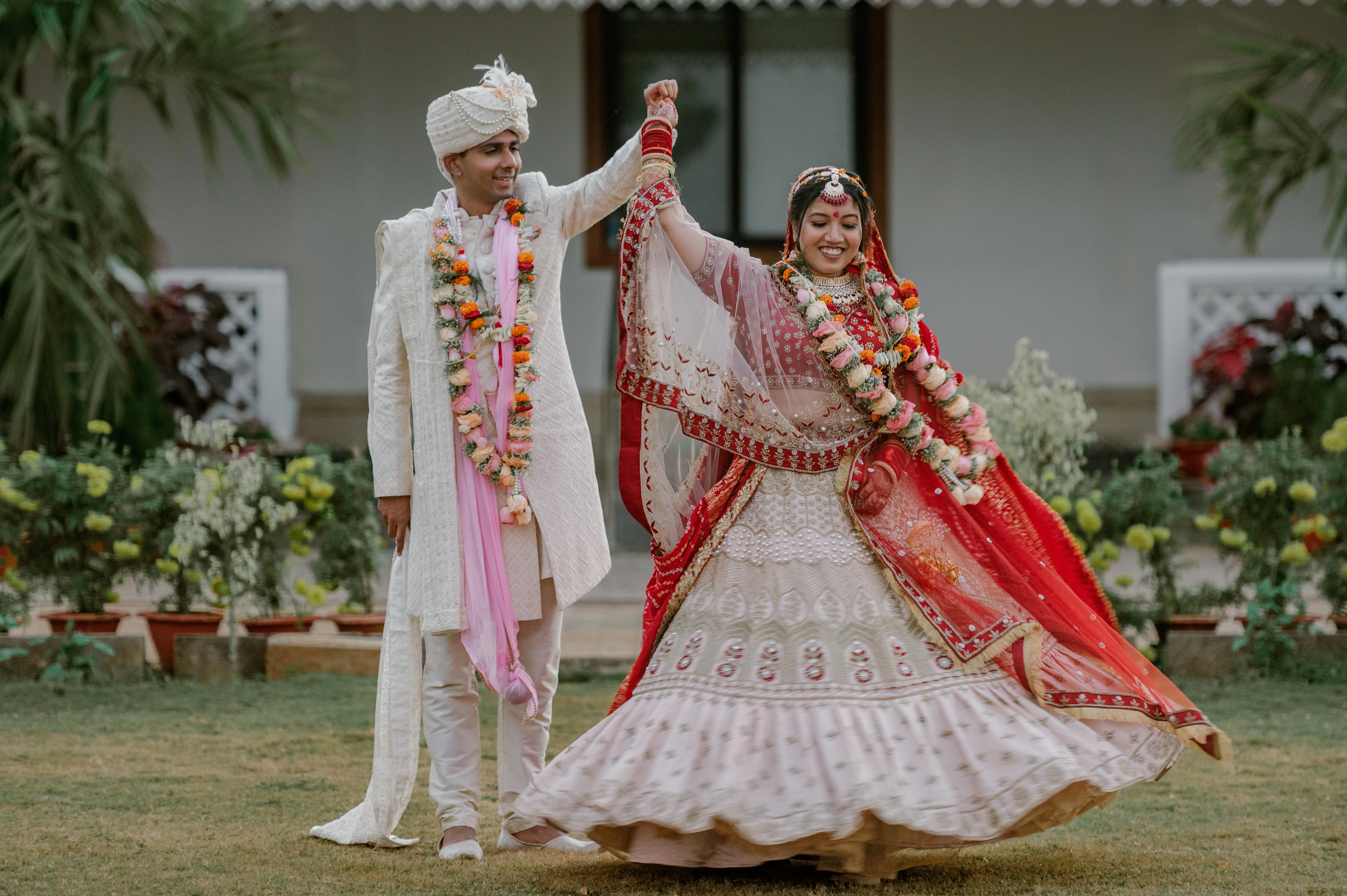 New marriage couple image – capturing the first moments after marriage in Bhubaneswar.