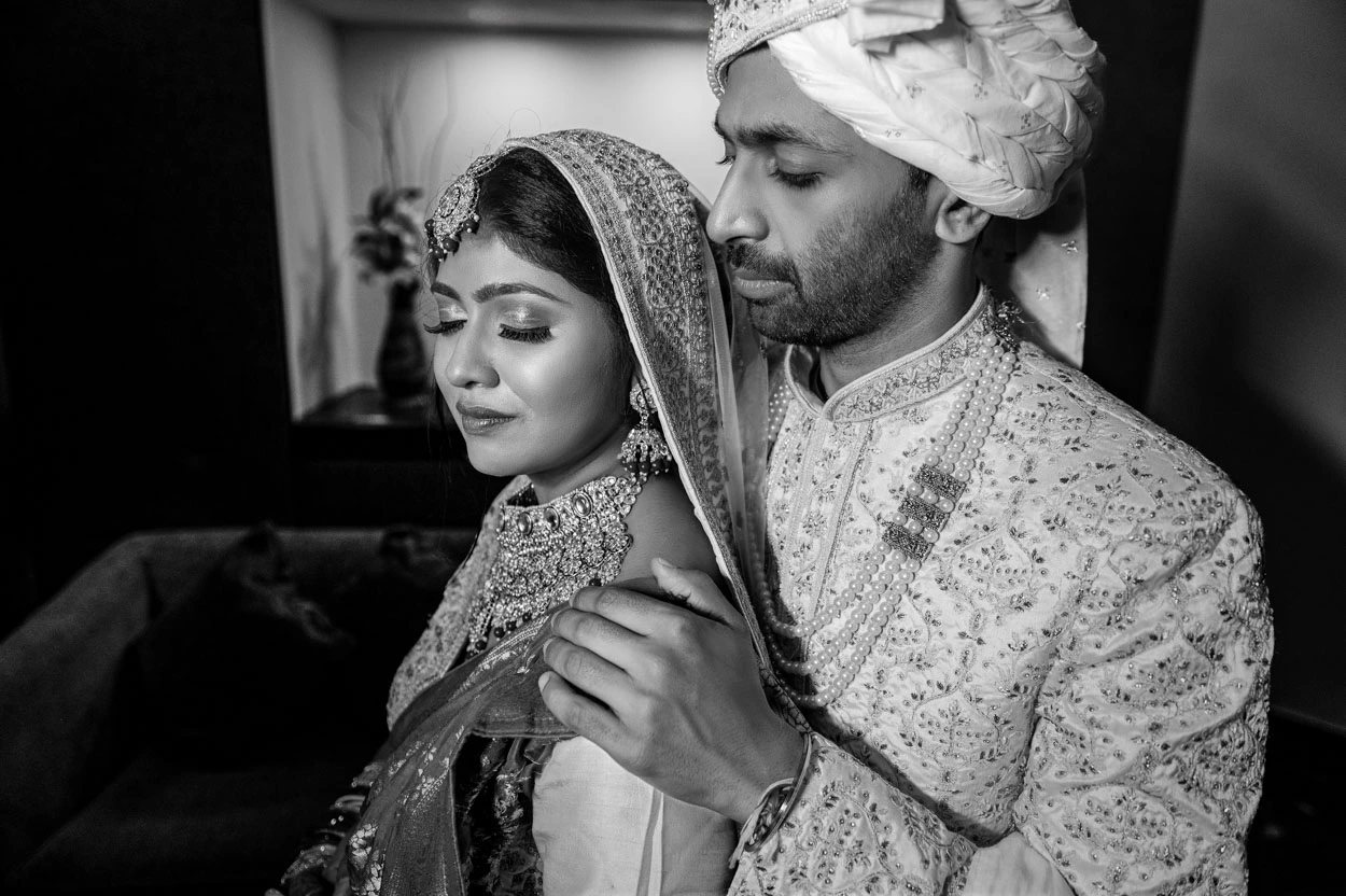 wedding couple portrait