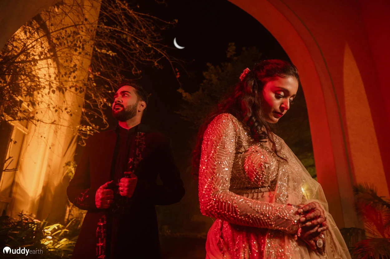 Hot wedding silhouette photoshoot Jaipur