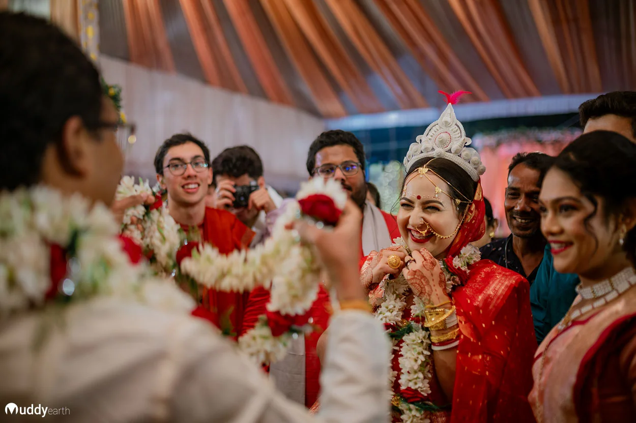 Wedding closeup photo parents emotional moment Kolkata