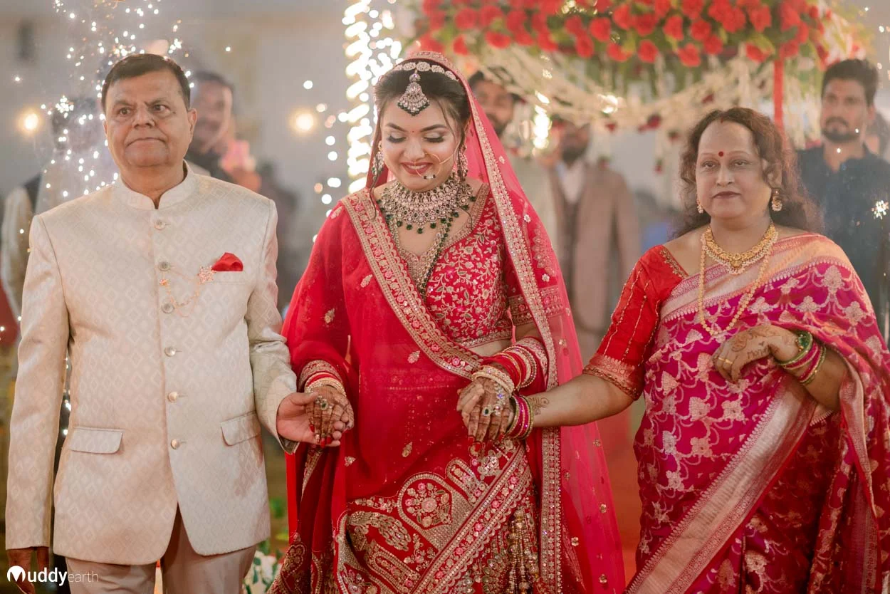 Bride captured by one of the top 10 wedding photographers in India.