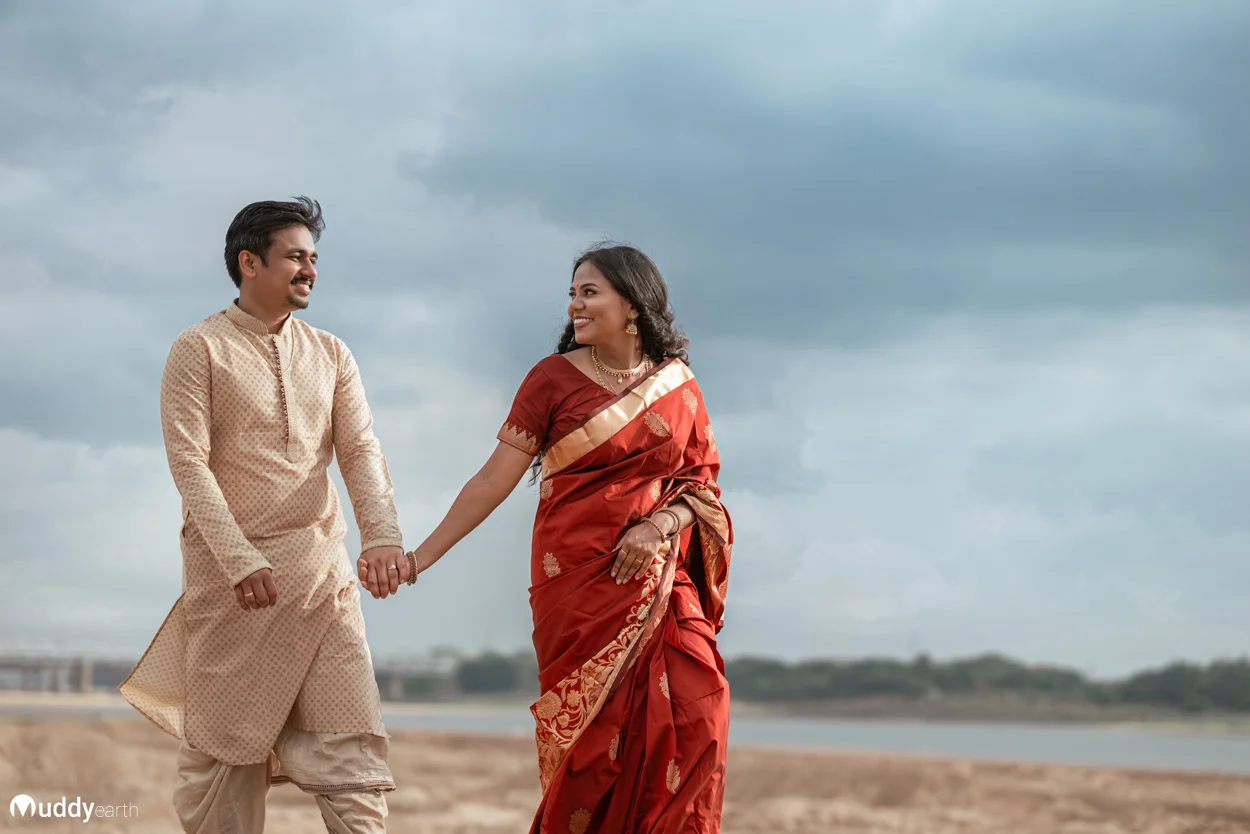 Wedding photography bride in Banarasi saree Patna.