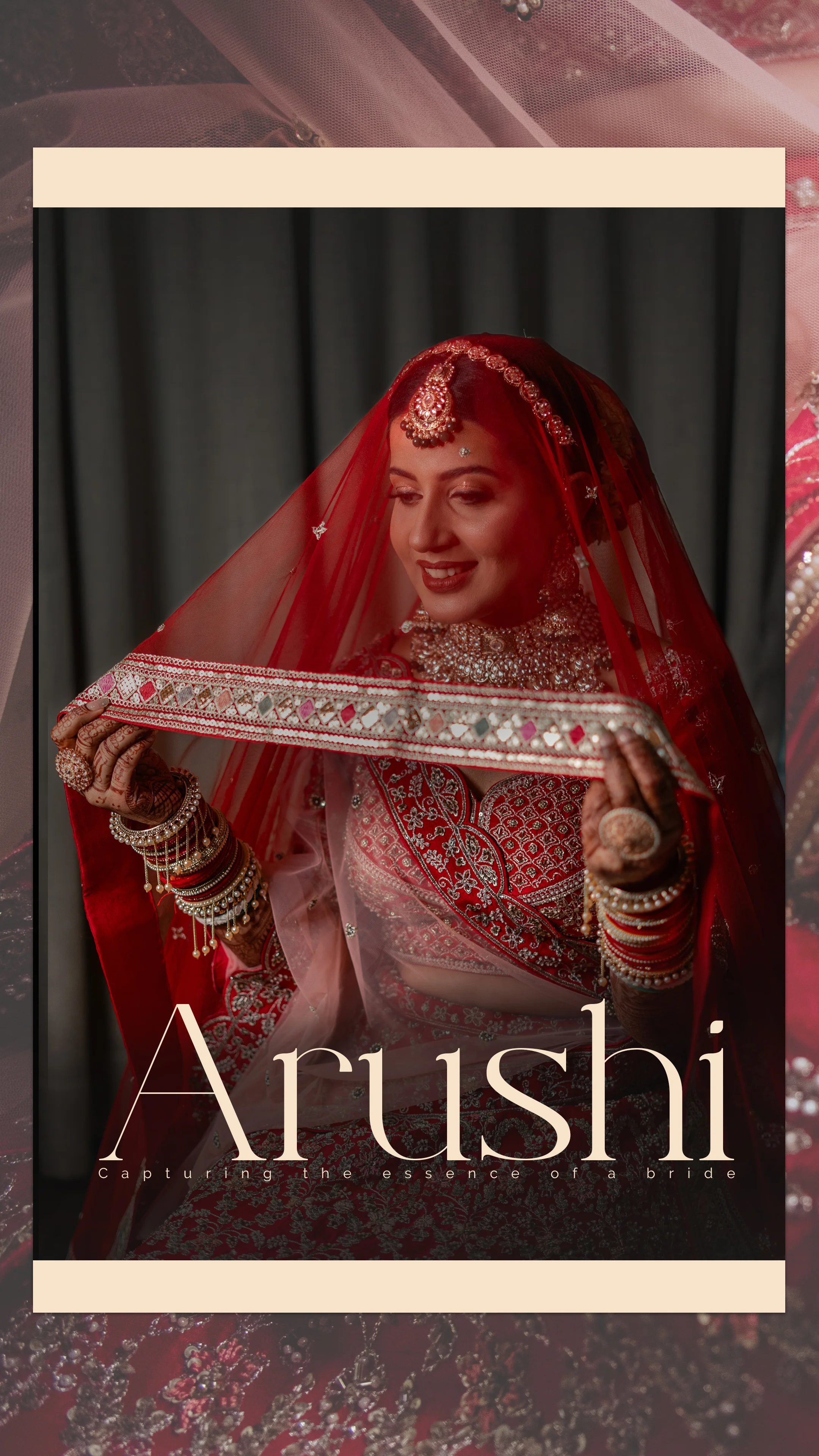 Bridal fashion and wedding look photography