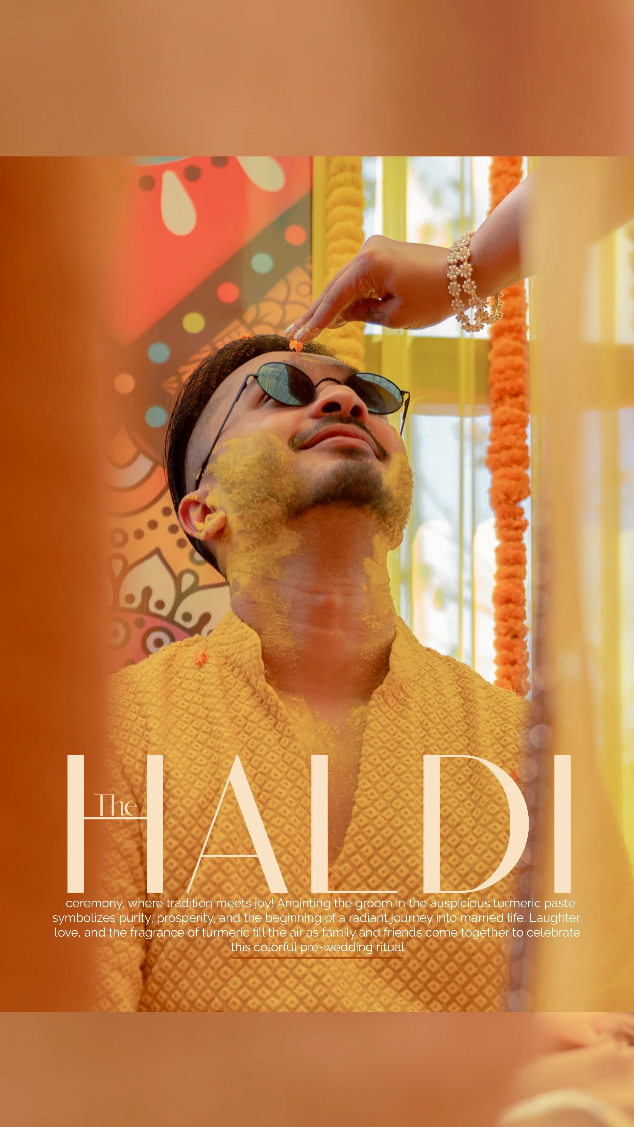 Haldi celebration photography