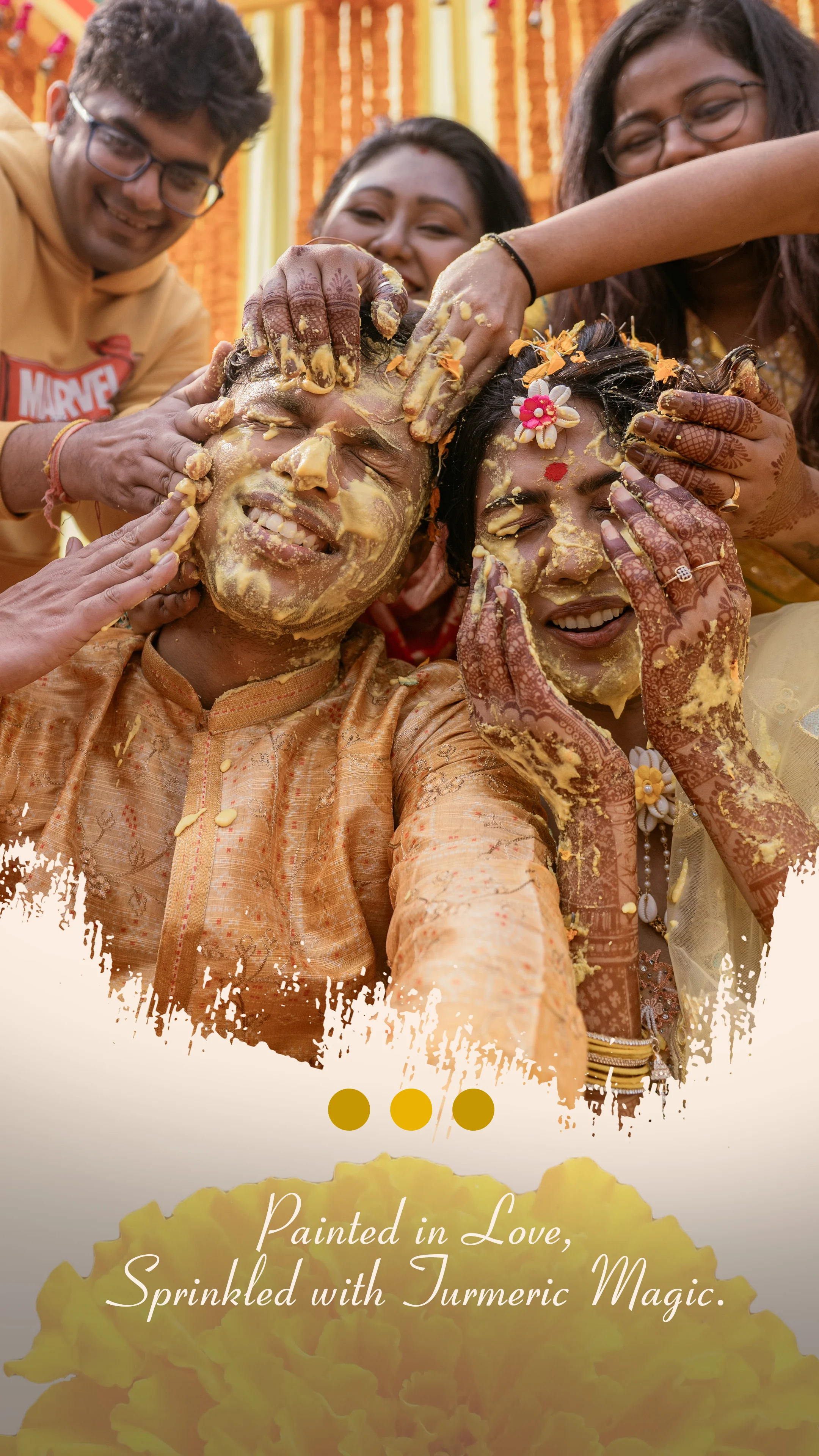 Traditional haldi ceremony photos