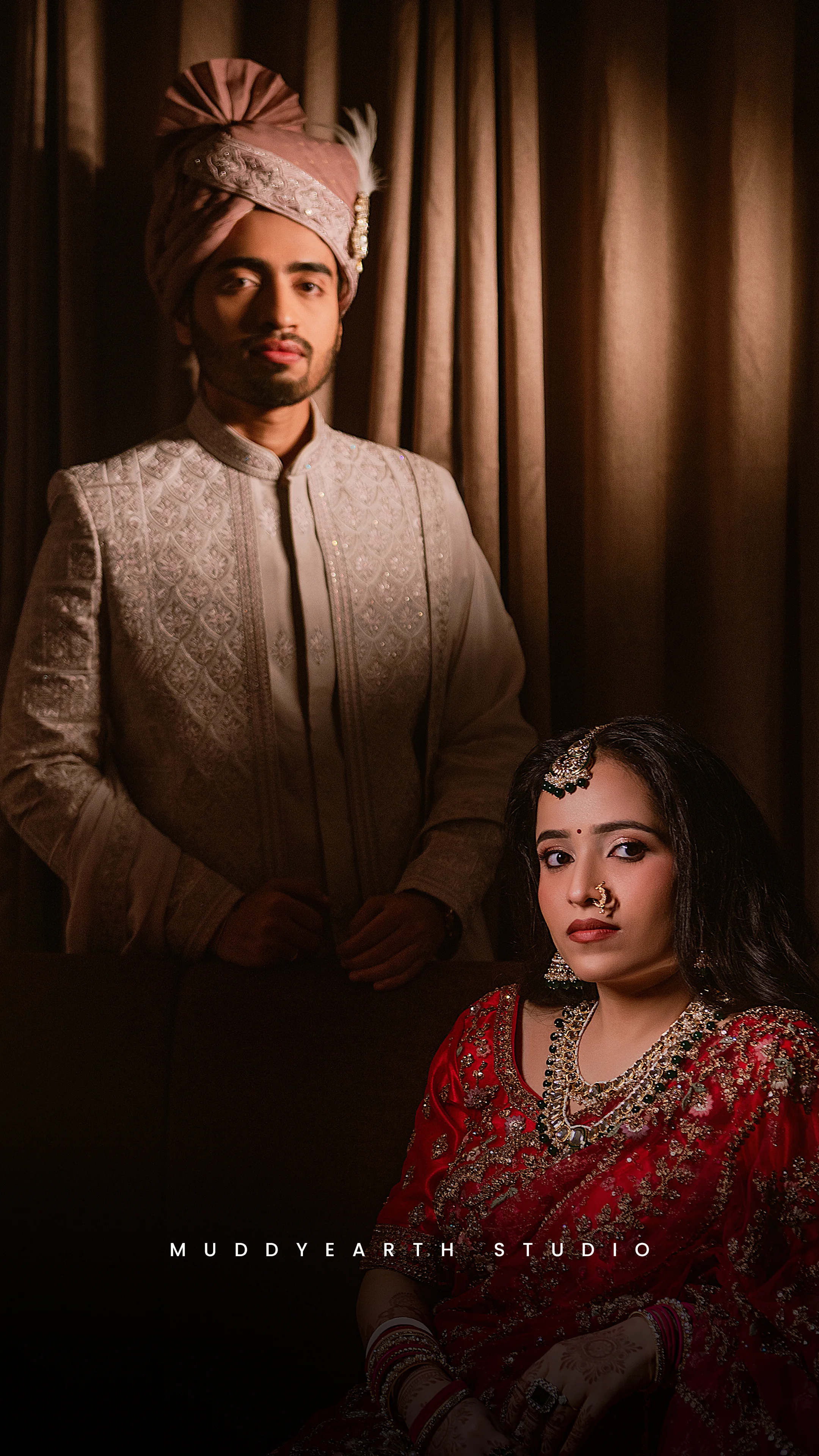 Destination wedding photography in Varanasi with heritage backdrop