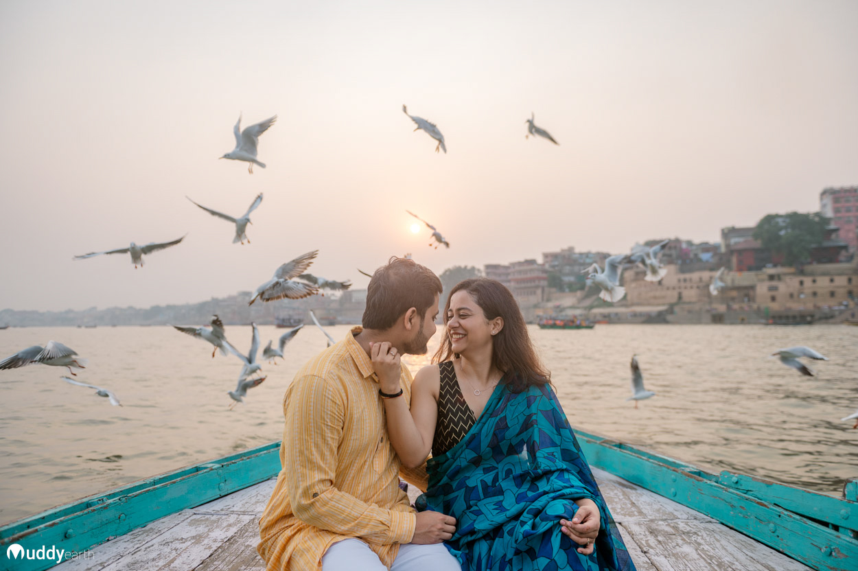 Pre-Wedding Shoot in Varanasi: Manu & Shivanjali’s Love Story
